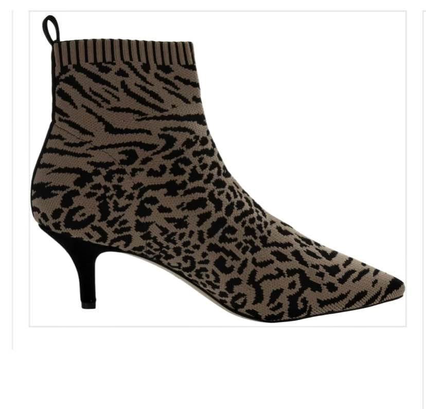 Corso Como Knit Kitten Heel Ankle Boots Size 7