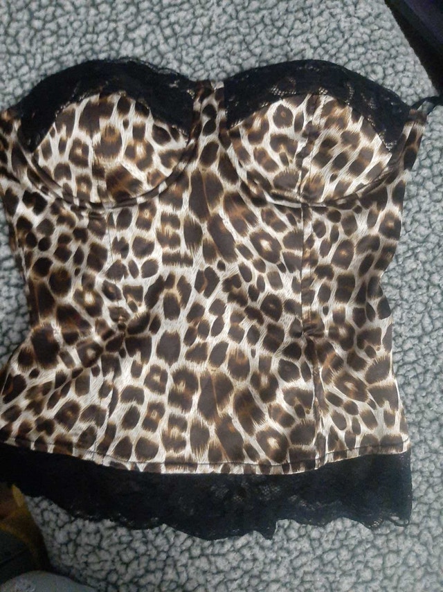 Leopard Corset XS