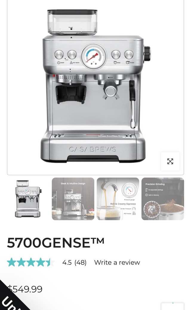 Casabrews 5700 Gense Espresso machine
