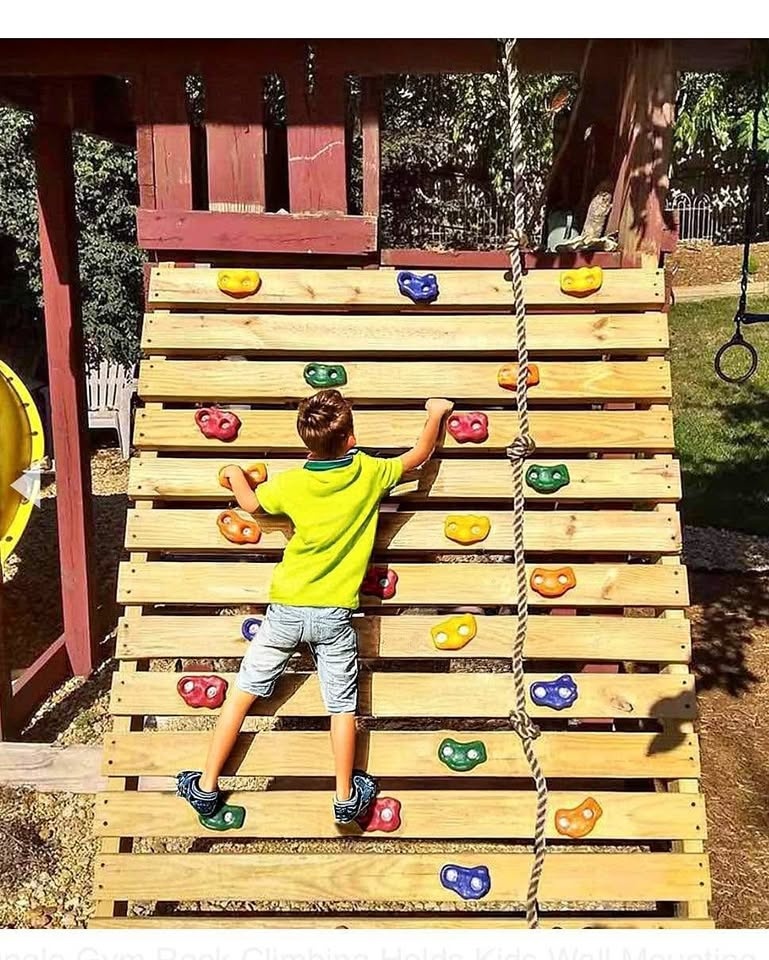 Jungle Gym Rock Climbing Holds Kids Wall Mounting Hardware Knott