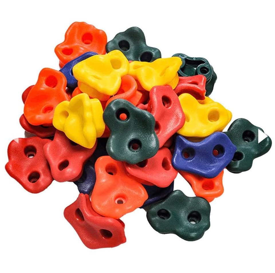 Jungle Gym Rock Climbing Holds Kids Wall Mounting Hardware Knott - photo 5