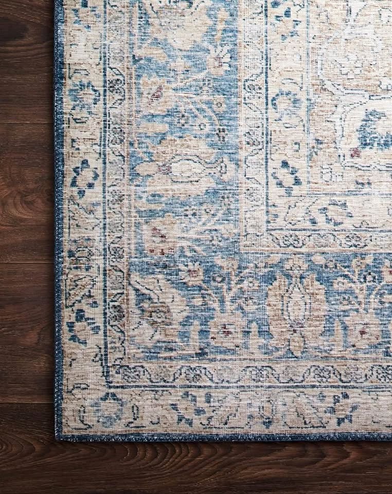 Loloi II LAYLA Rug LAY-07 BLUE / TANGERINE 5'-0" x 7'-6" - photo 5
