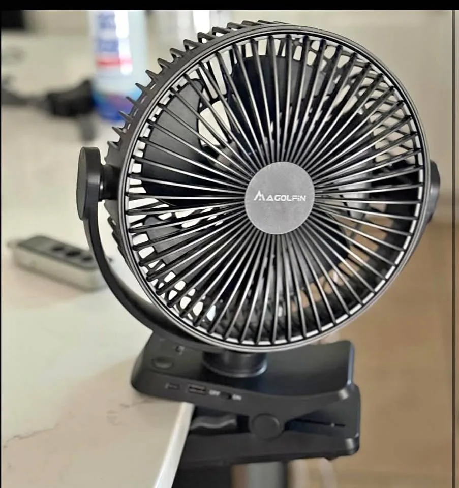 12000mAh Battery Operated Clip on Fan thumbnail