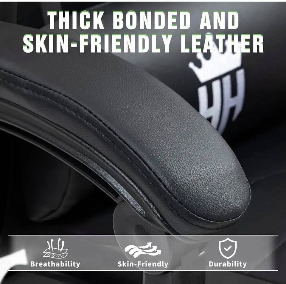 High-Back Gaming Chair with Footrest image indicator(3)