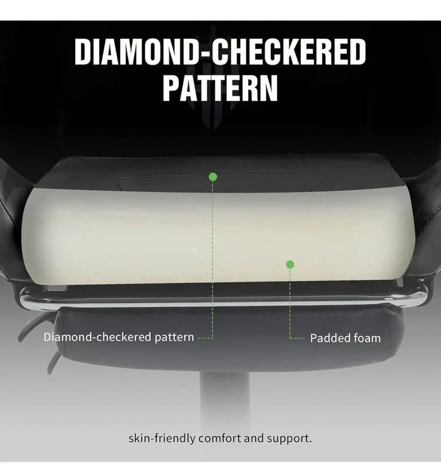 High-Back Gaming Chair with Footrest image indicator(5)