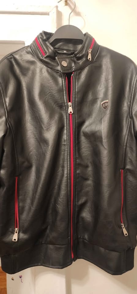 Superlative Fashion Men's Leather bomber Jacket - photo 2