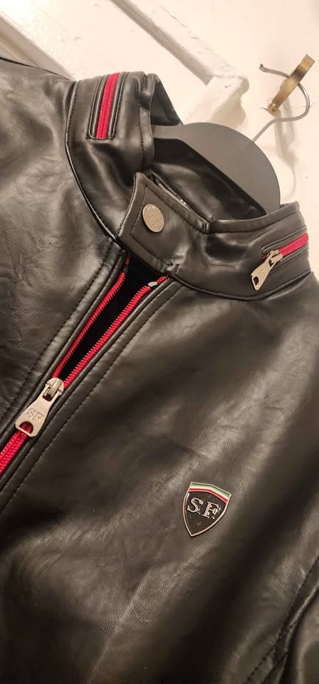 Superlative Fashion Men's Leather bomber Jacket - photo 4