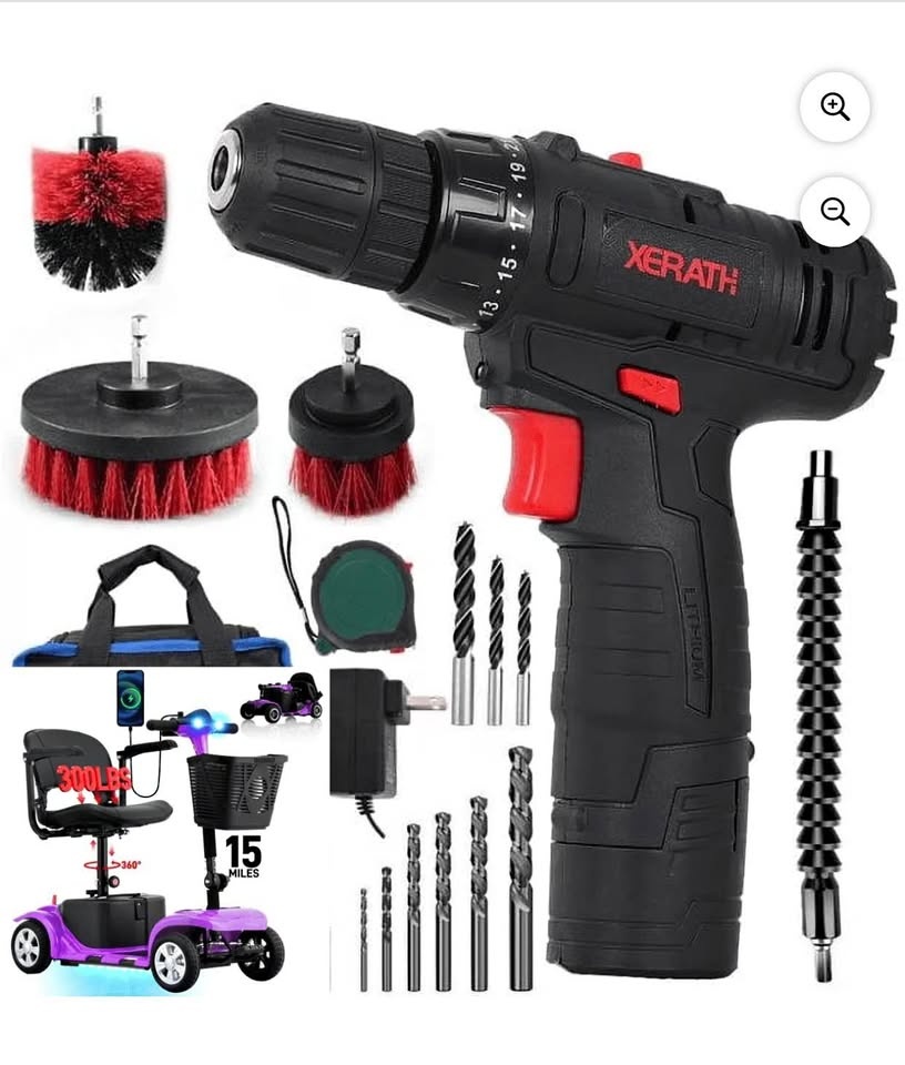 Mobility Scooter Maintenance,Cleaning Tools,48V(Black)