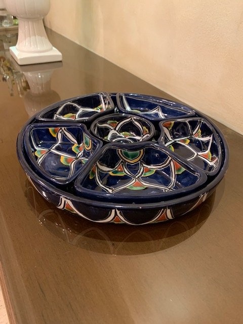 Platter Mexican Vintage 12 "  Serving Sectional Platter - photo 4