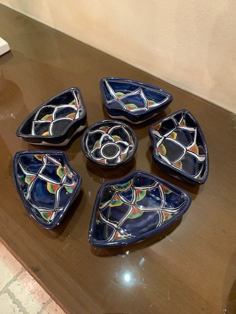 Platter Mexican Vintage 12 "  Serving Sectional Platter - photo 5