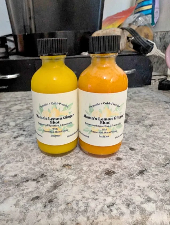 Lemon Ginger Immunity Shots