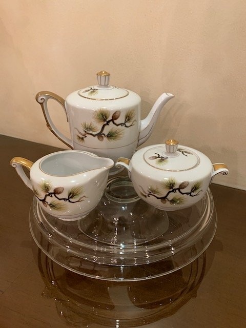 Tea Set Vintage NARUMI 4pc - photo 4