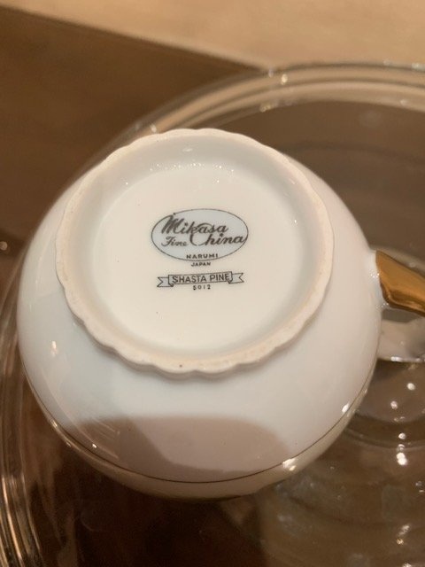 Tea Set Vintage NARUMI 4pc - photo 5