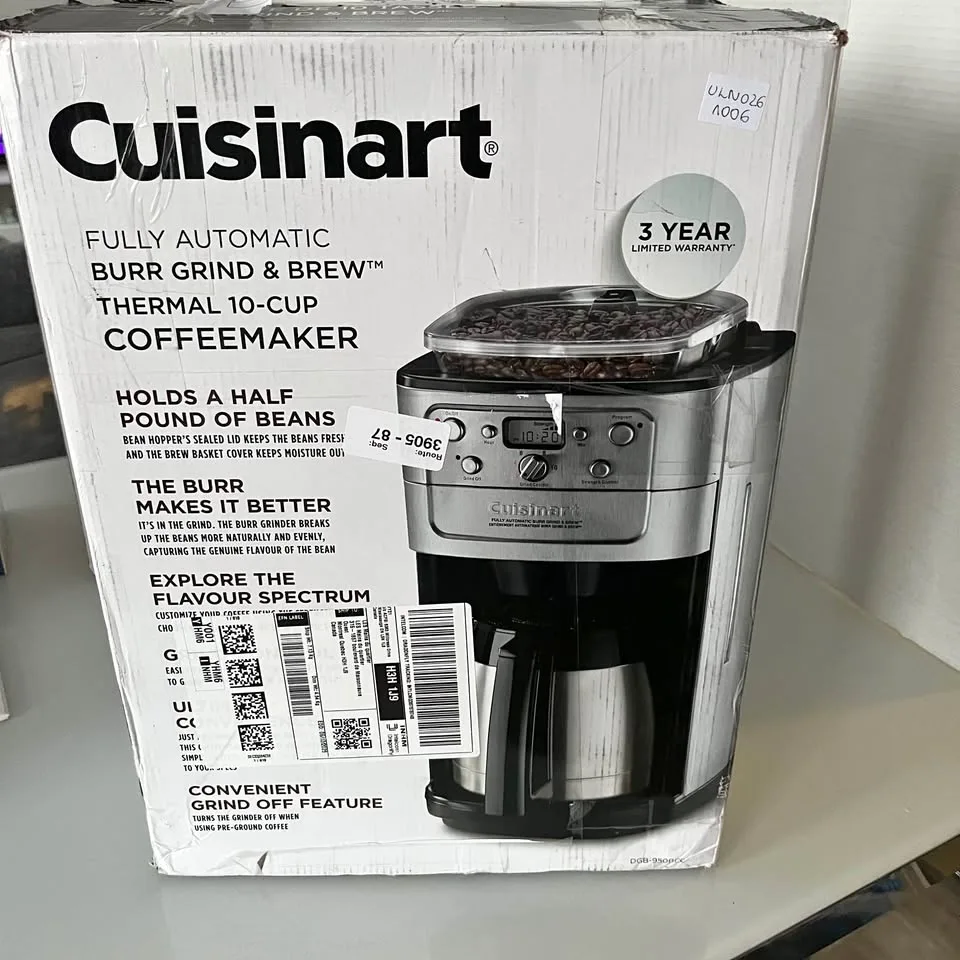 Cuisinart Grind & Brew 10-Cup Thermal Coffeemaker - Silver thumbnail