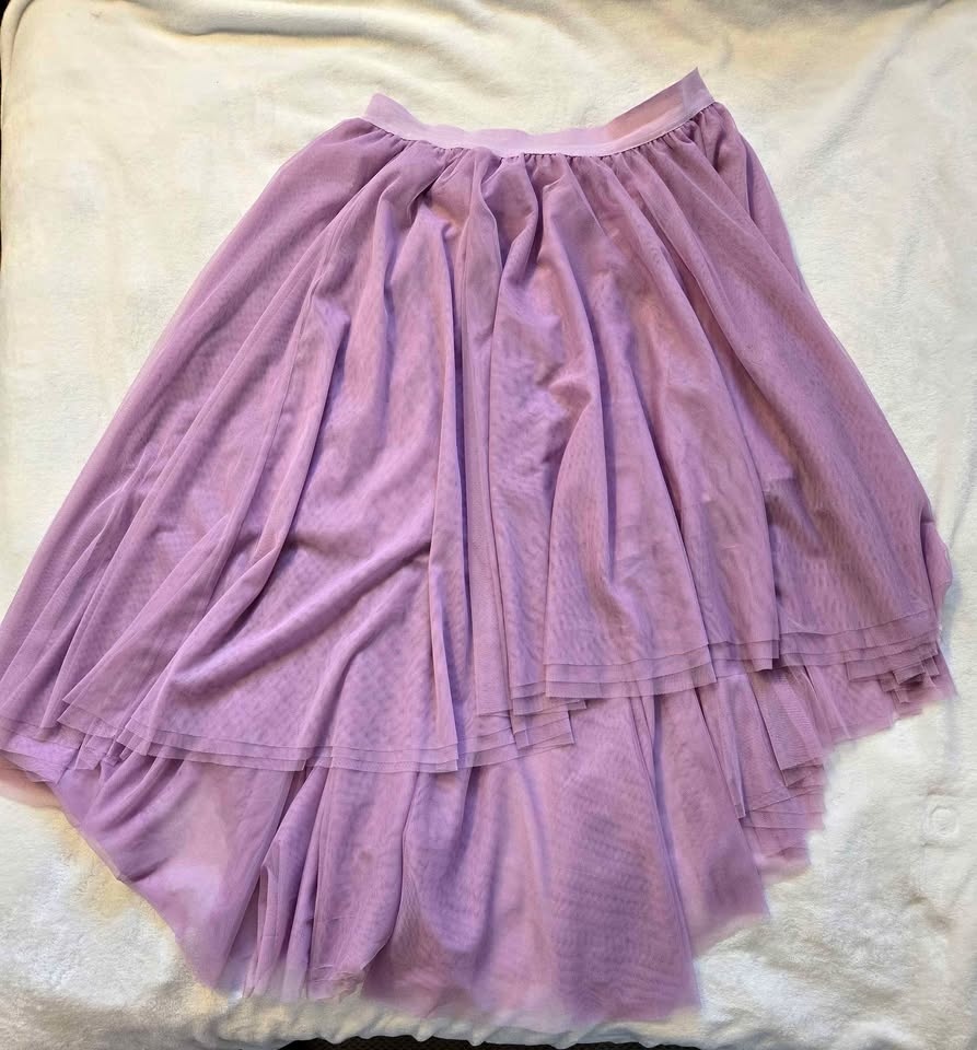 Anthropologie Tulle Skirt in Lavender, XL