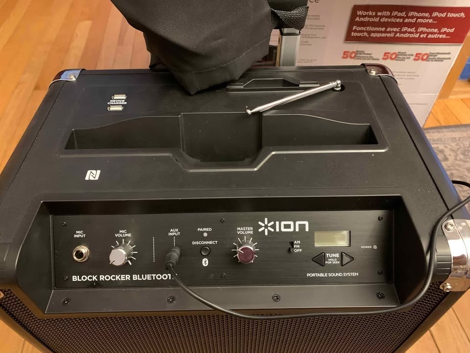 Block Rocker Bluetooth Speaker and Amp by Ion - photo 4