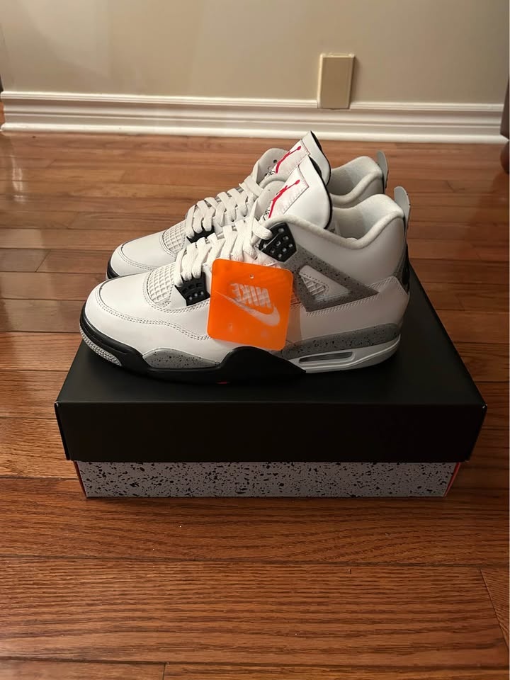 NEED GONE: Brand New Air Jordan 4 - White Cement - photo 2