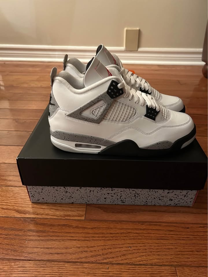 NEED GONE: Brand New Air Jordan 4 - White Cement - photo 3