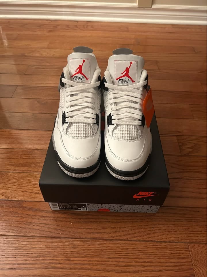 NEED GONE: Brand New Air Jordan 4 - White Cement - photo 4