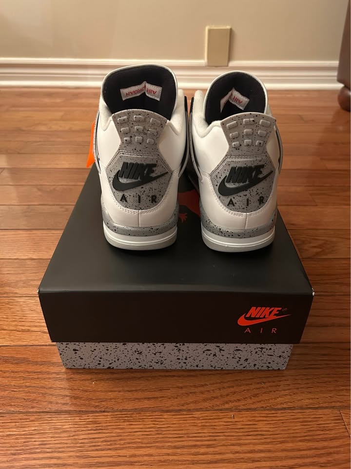 NEED GONE: Brand New Air Jordan 4 - White Cement - photo 5
