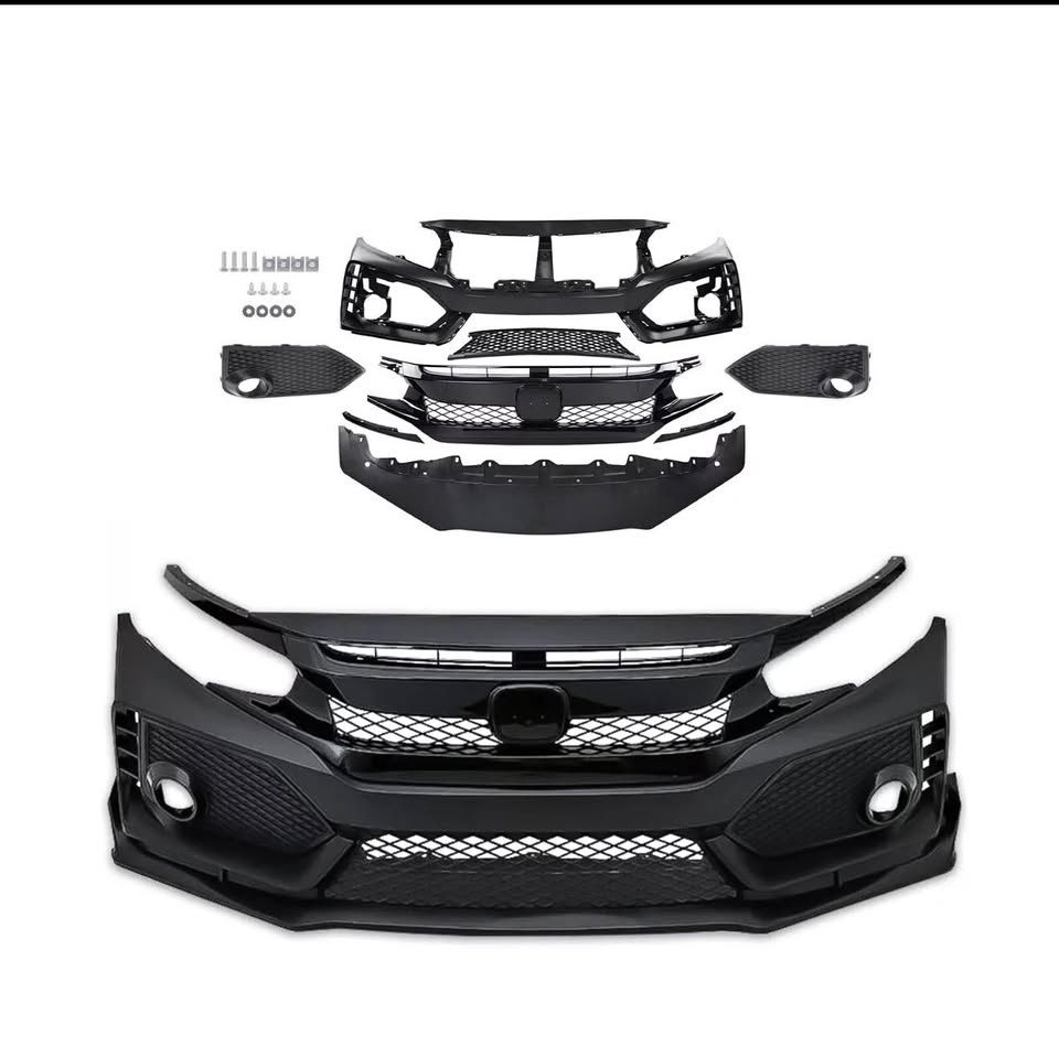 Type R Style Front Bumper Kit – 2016–2021 Honda Civic