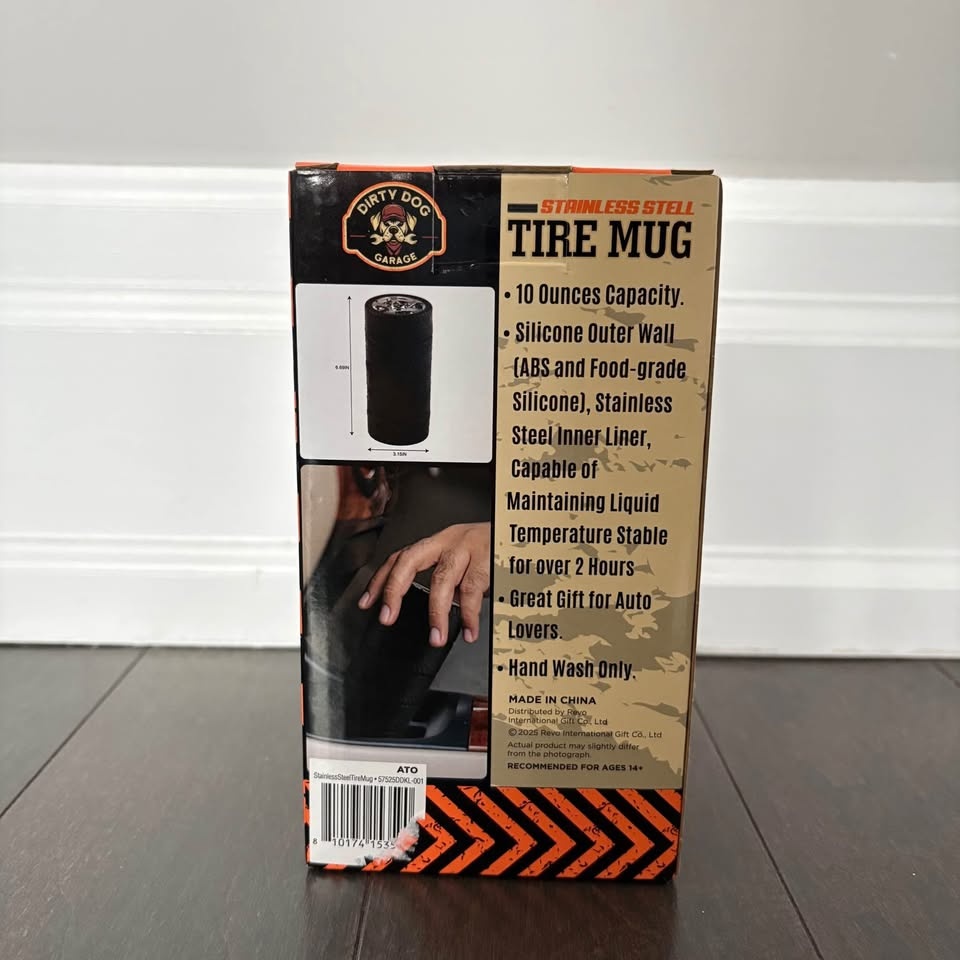 BRAND NEW Stacked Tire Travel Mug - photo 2