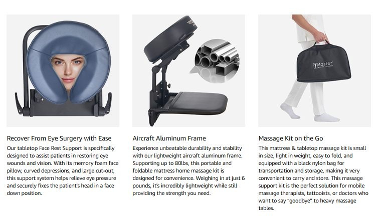 Face Down Massage Kit for Desk and Table (New) - photo 5