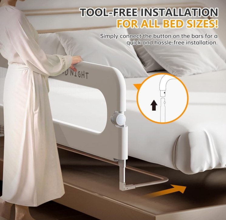 Toddler Bed Rails for Crib - photo 3