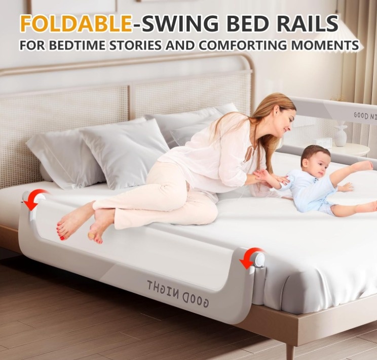 Toddler Bed Rails for Crib - photo 5