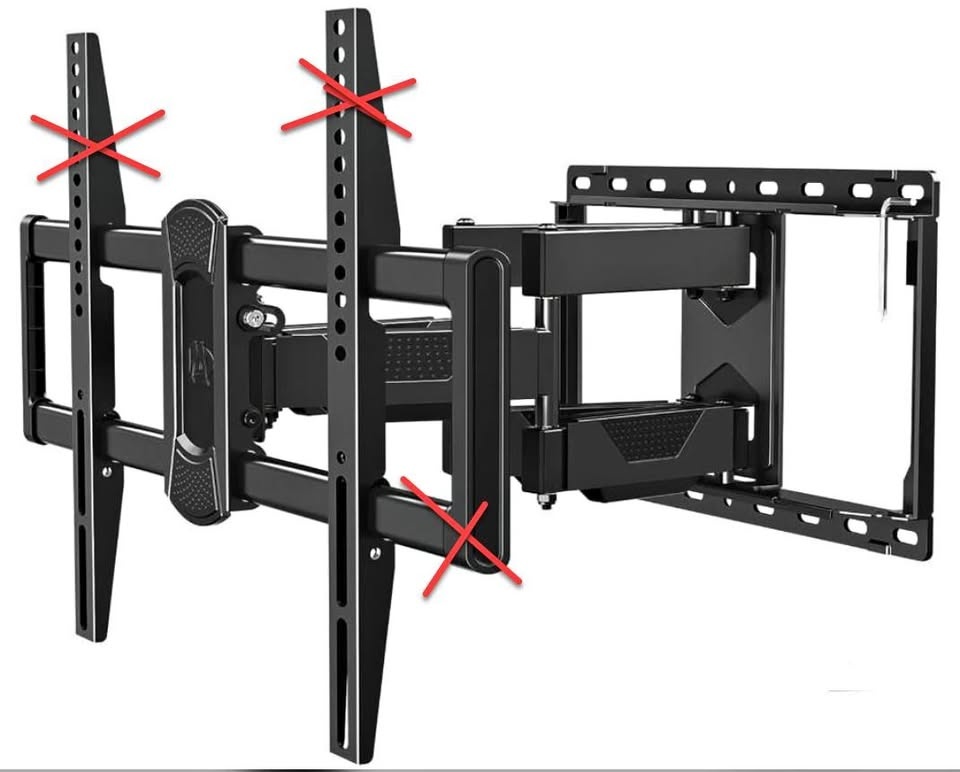 TV Wall Mount. 42-84 Inch, Full Motion with Swivel and Tilt