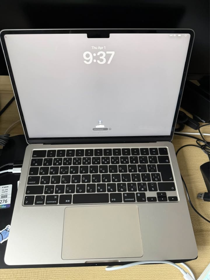 MacBook Air M3 (2024) 16GB, 512GB - Trackpad cable swapped - photo 2