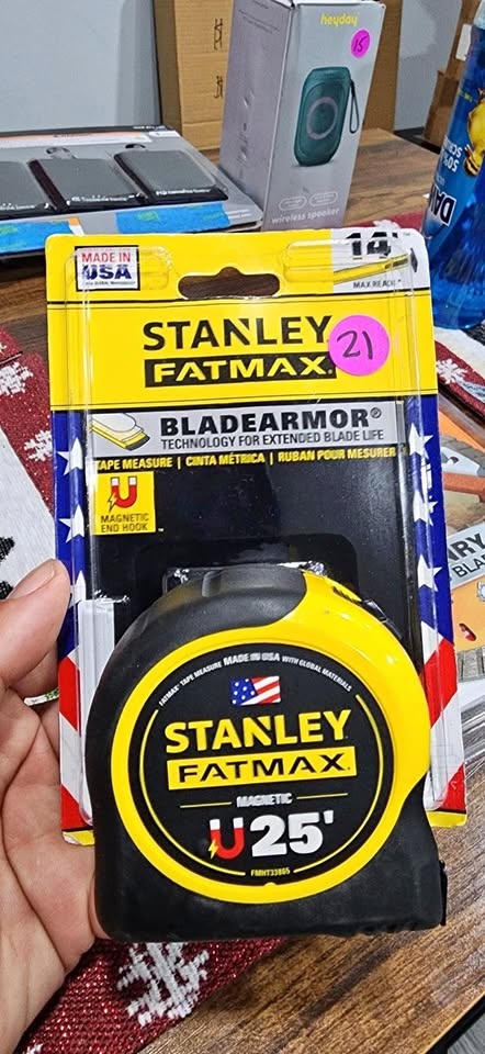 Stanley FatMax BladeArmor 25 ft Magnetic Tape Measure