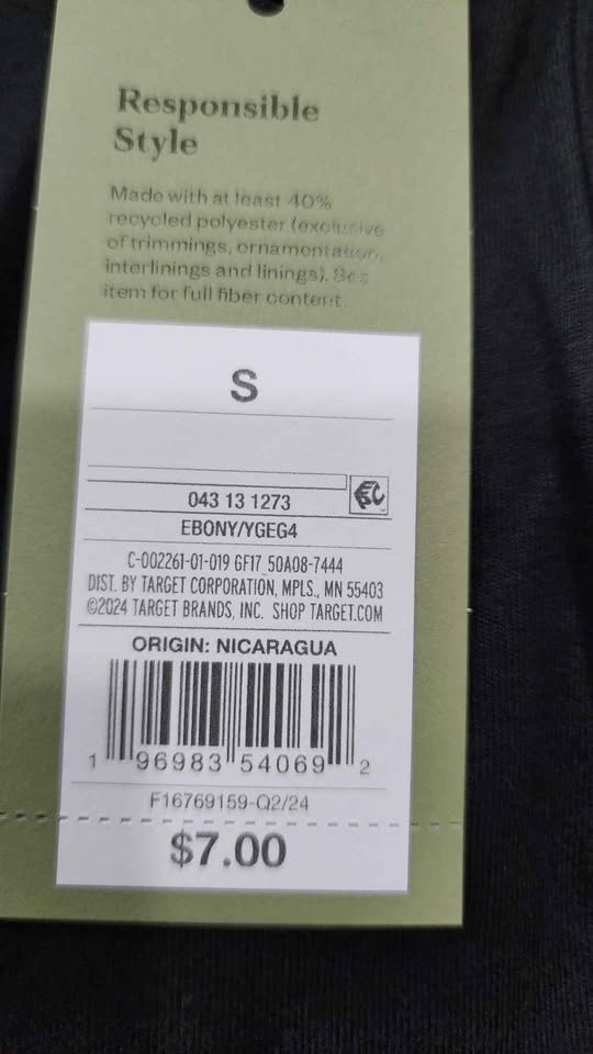 12 GOODFELLOW BLACK TANK TOP SIZE SMALL - photo 2
