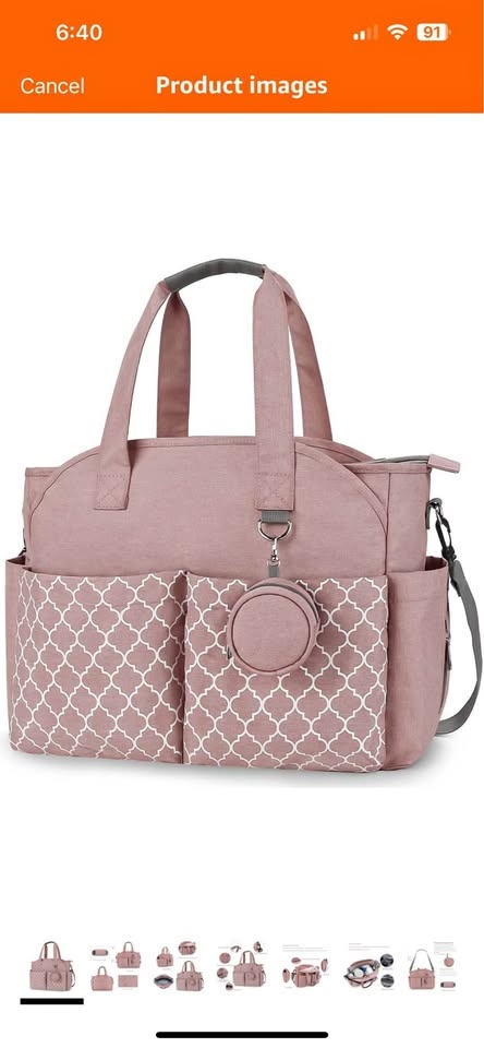 Baby Diaper Bag Tote, Large Travel Diaper Tote, New