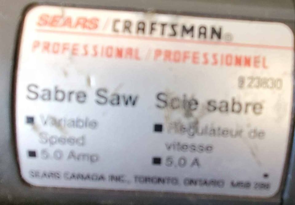 Craftsman Jig Saw Sabre Saw With Blade & Case - photo 4
