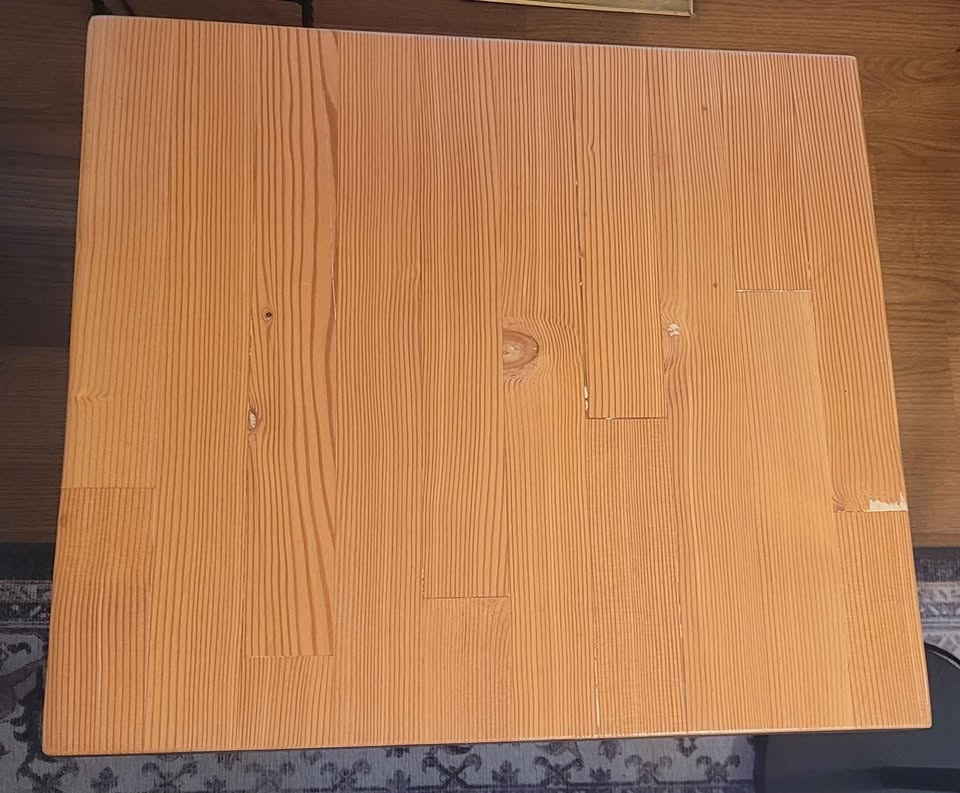 Old growth douglas fir coffee table and end table - photo 2