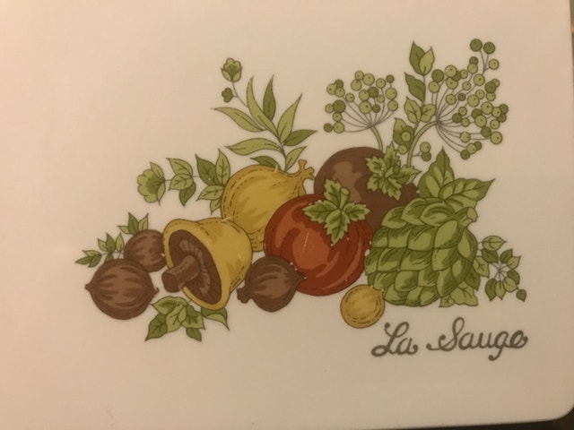 Corningware Glass Counter Saver Cutting Board