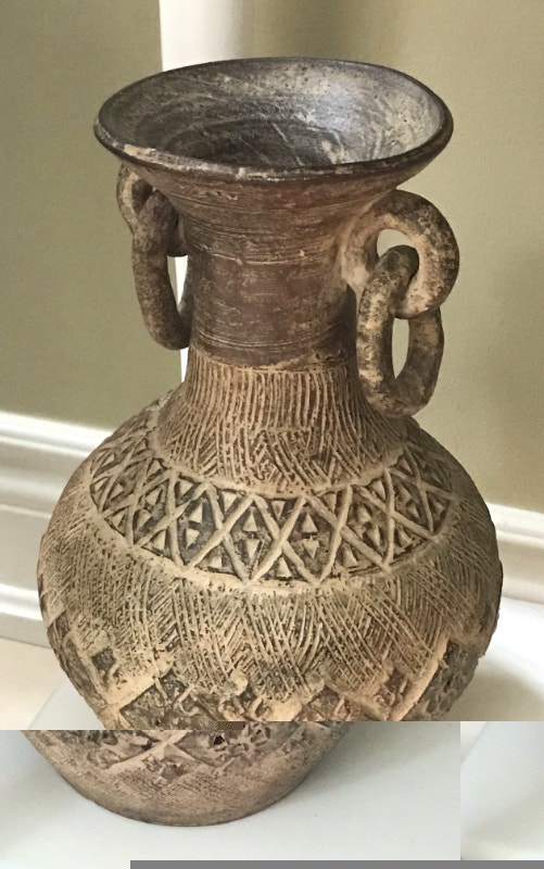 Latin American Tribal Red Clay Vase - photo 2