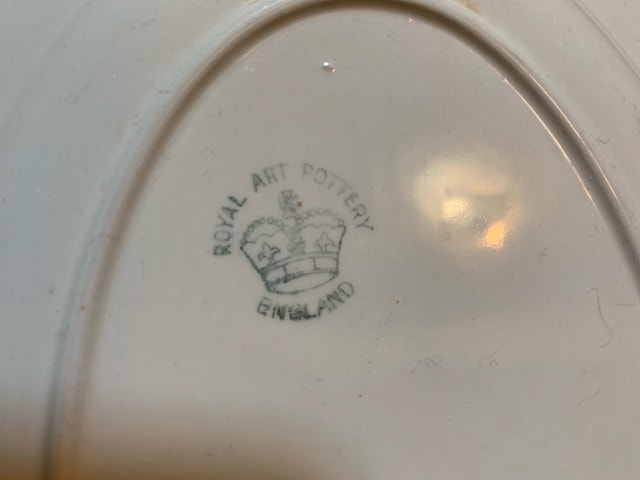 Royal Art Pottery Oval Plates - photo 3