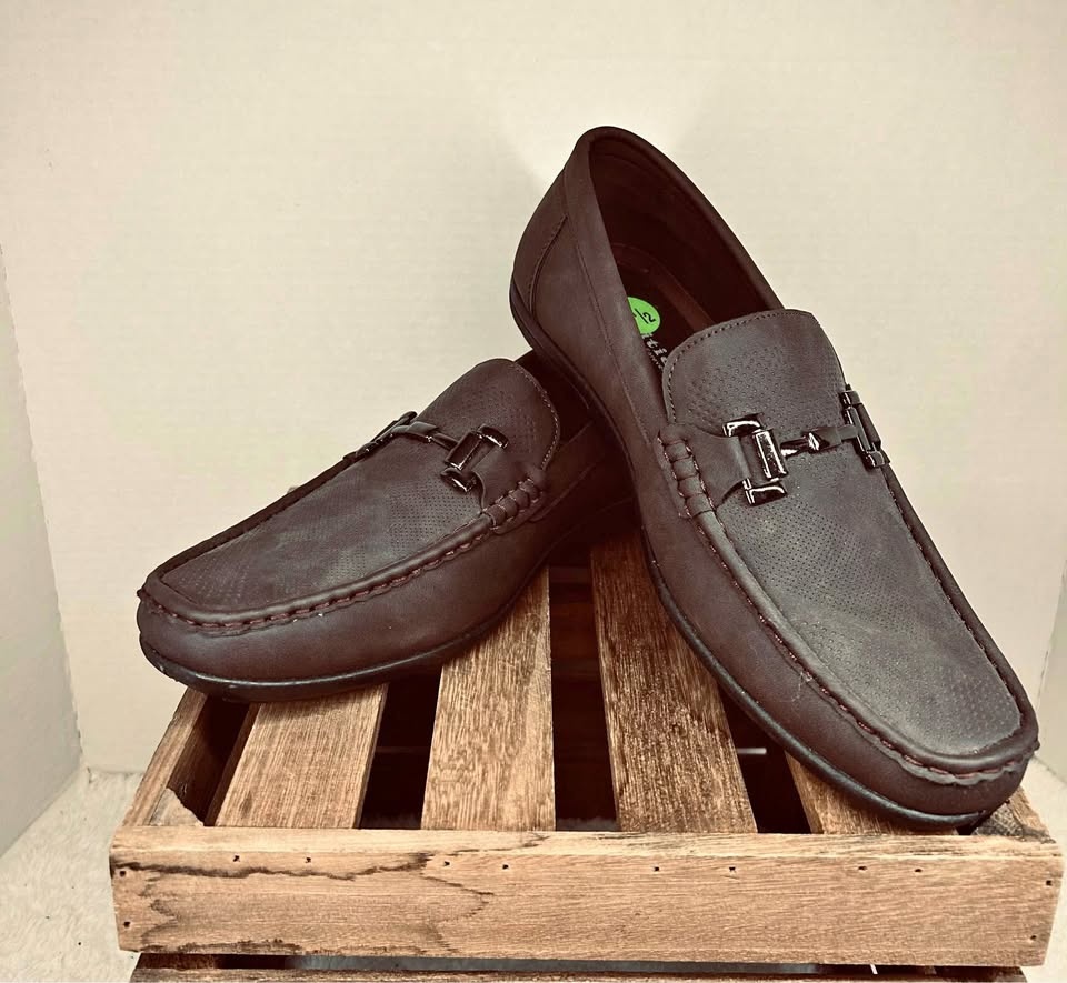 New Edition Forever Link Brown Men's Loafers Size 9.5 Elegant Sh
