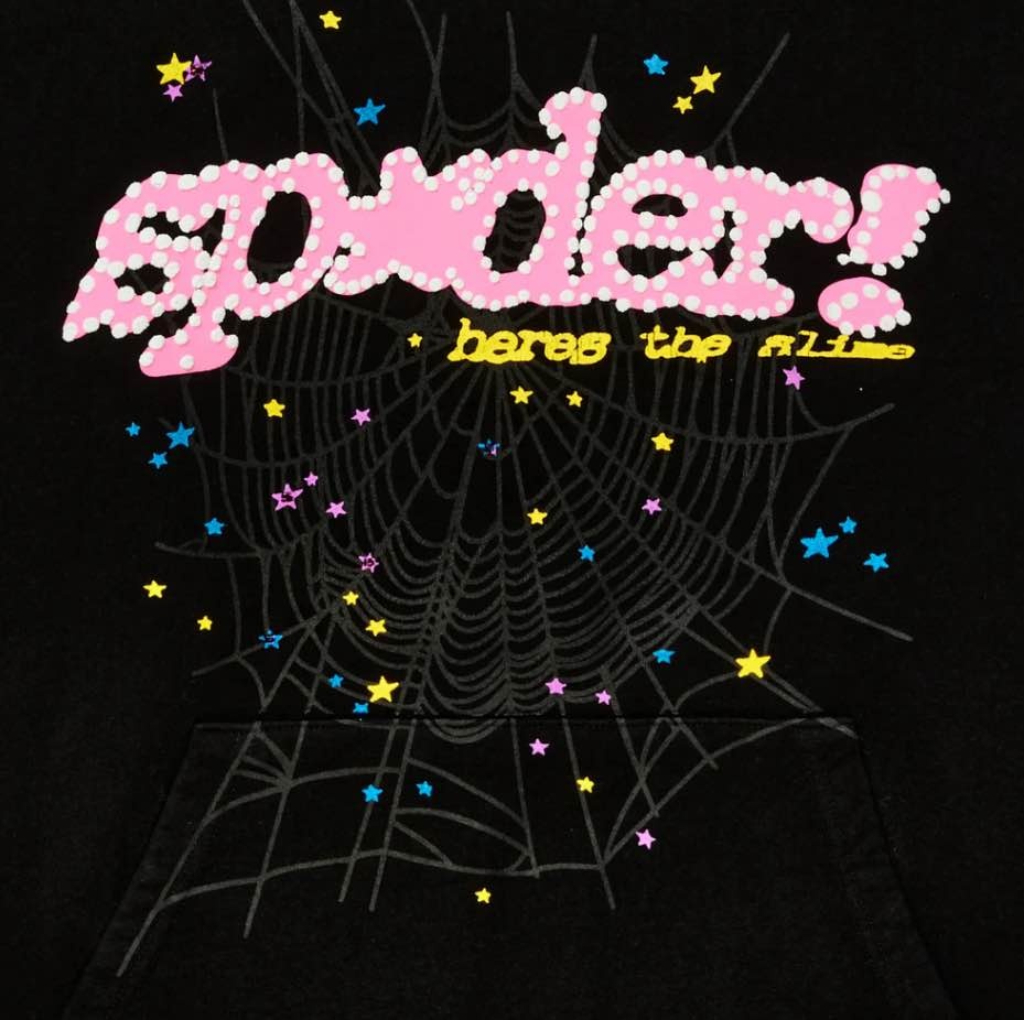Sp5der/Spider Black/Pink Thick Hoodie Sweater L - photo 3
