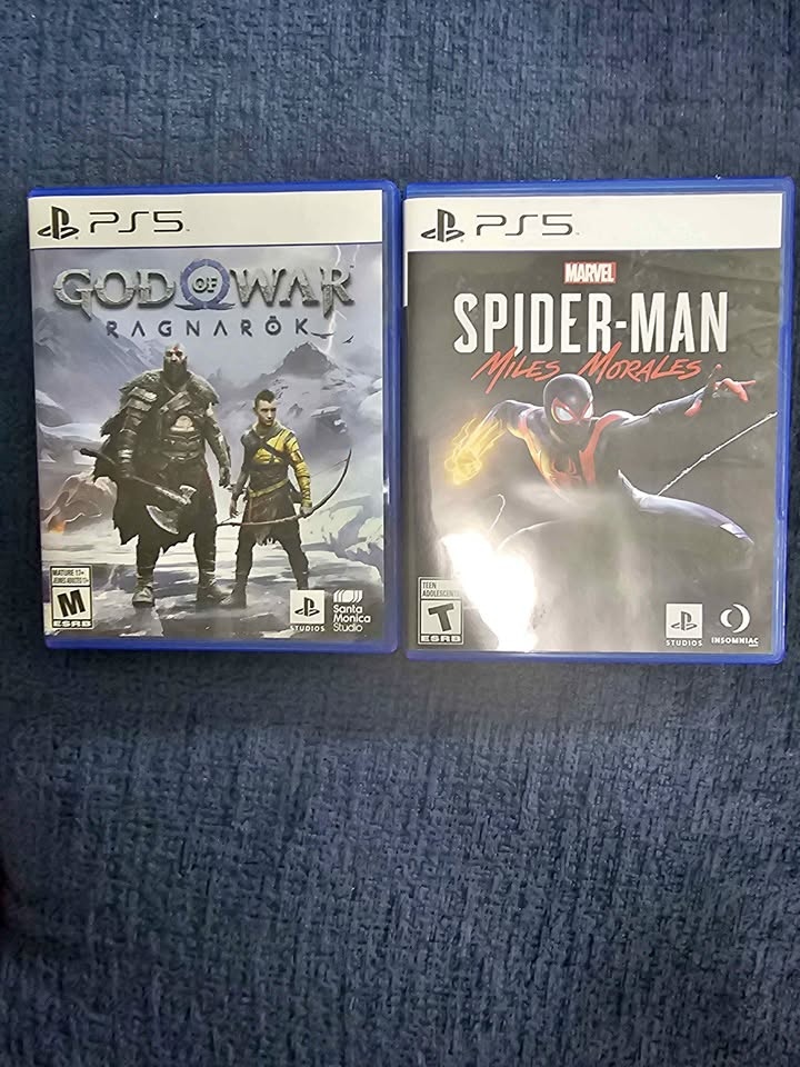 PS5 God of War Ragnarok & Spider-Man Miles Morales both $70