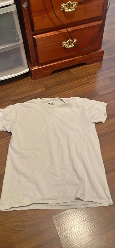 white tee