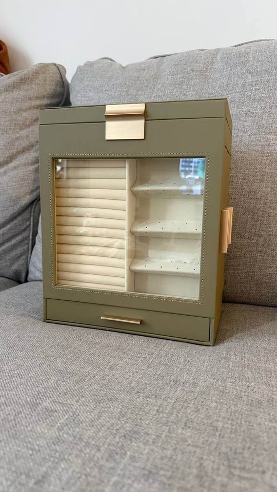 Perfect gift idea 💍 SONGMICS Jewelry Box – Sage Green & Gold (NE - photo 2