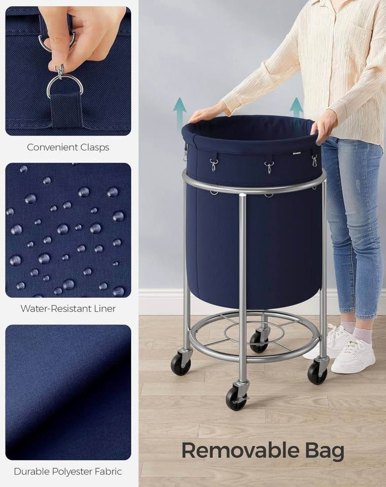 🧺 Brand New SONGMICS Rolling Laundry Basket - photo 3