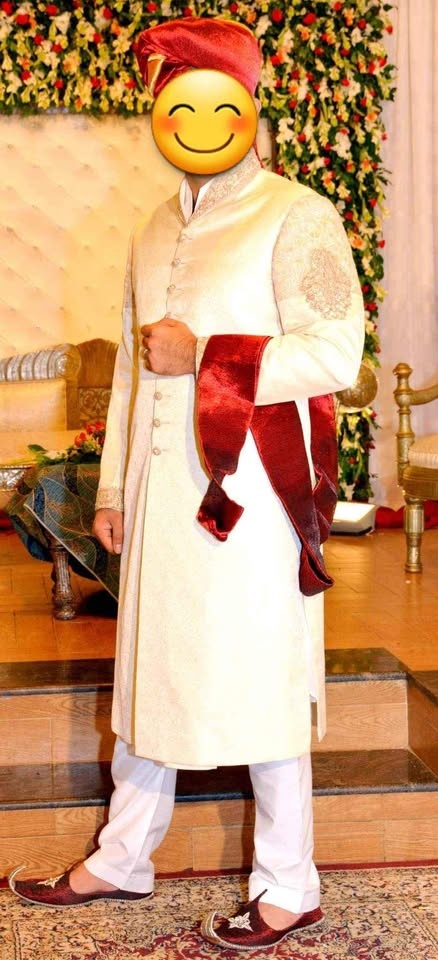 Designer Groom Sherwani- worn once - photo 2