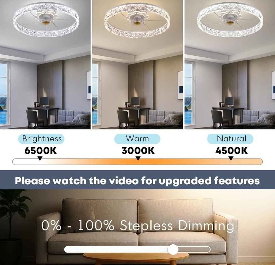 NEW Ceiling Light & Fan - photo 4