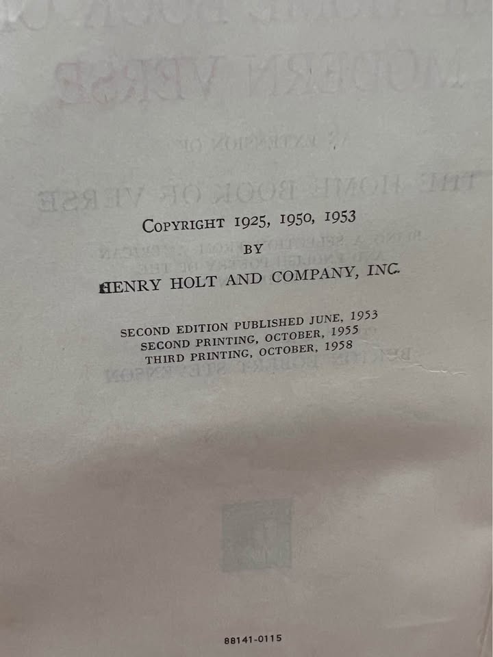 THE HOME BOOK OF MODERN VERSE: By Burton Egbert Stevenson - photo 5