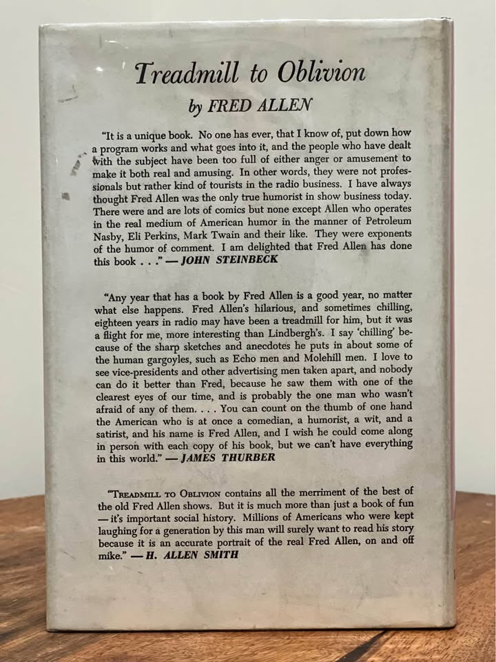 Treadmill to Oblivion by Fred Allen,1954 - photo 3