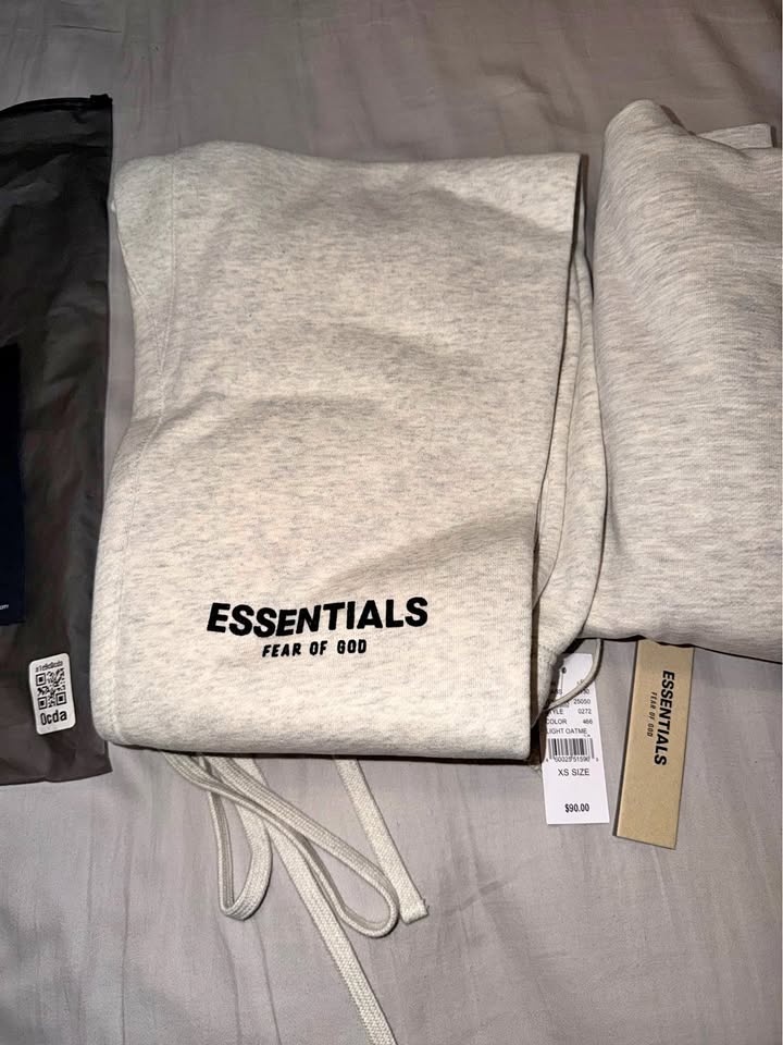 Fear of God Essentials Sweatpants 'Light Oatmeal' US Men’s XS